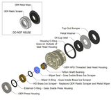 Rebuild Kit for KYB/HPG, 1636R40