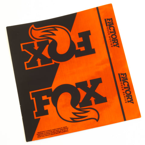 Fox - Air Sleeve Decal, Float 3, Factory Orange