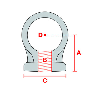 Fox - Shaft Eyelet, 1/2