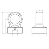 Fox Live Valve Shaft Eyelet, 2.97" TLG