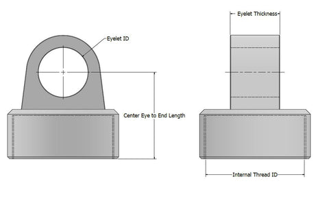 Custom Axis Steel Piggyback Coil Over Body Cap