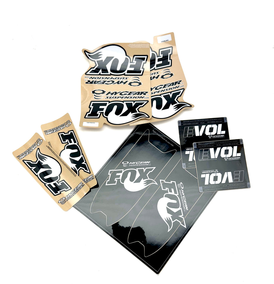 Fox Float Evol RC2 / QS3 Decal Kit – Hygear Suspension
