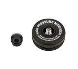Fox Black Reservoir Cap w/ Tamper Resistant Cap, 5/16-32 schrader valve