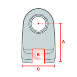 Walker Evans - Shaft Eyelet Assembly, RZR XP 1000, Rear