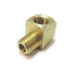 1/8" NPT 90 Deg Fitting, Medium, Brass