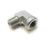 1/8" NPT 90 Deg Fitting, Medium, Steel