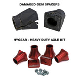 Hygear - Ski-Doo Pro Axle Block Kit w/ 4th wheel kit