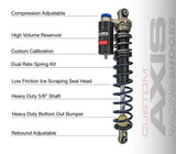 Axis - Snow Shocks, Front, Arctic Cat, 2016+, High Country, Gen 2 Arms (38-40)