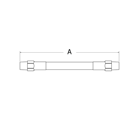 Hygear Hyflo -5 Hose Assembly - Double 1/8