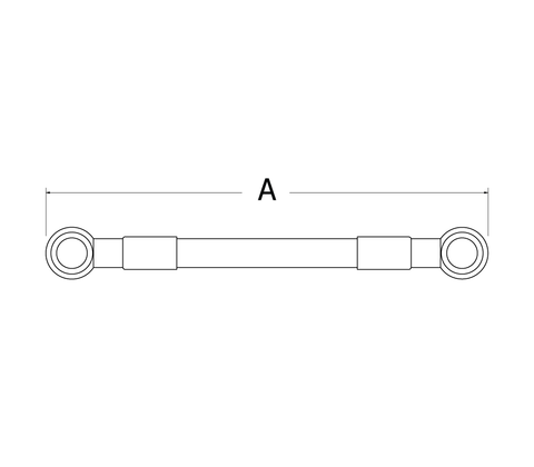 Hygear Hyflo -5 Hose Assembly - Double Banjo - 31